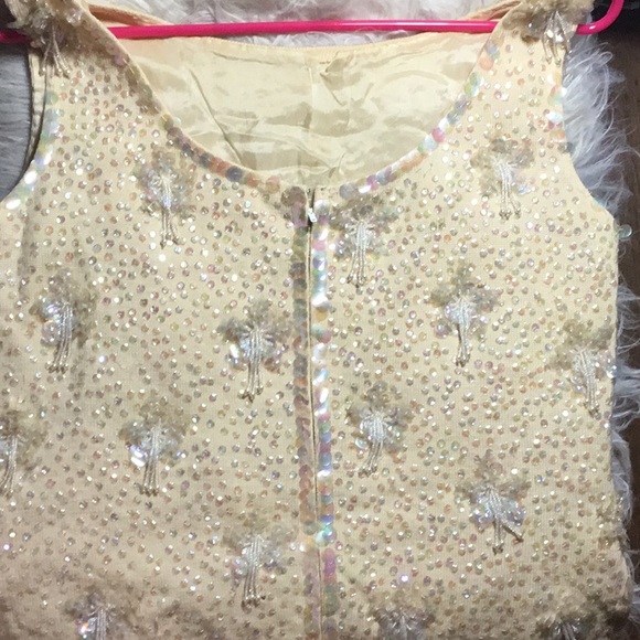 Vintage 1950-1960 beaded blouse - Picture 4 of 4